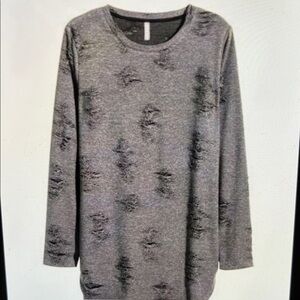 H & M Distressed Sweatshirt Size Medium